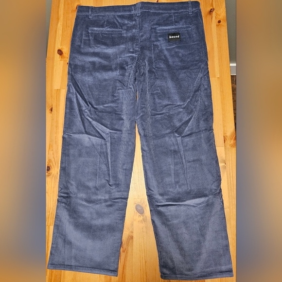 Bound Dallas Blue Cord Trousers - Picture 3 of 4